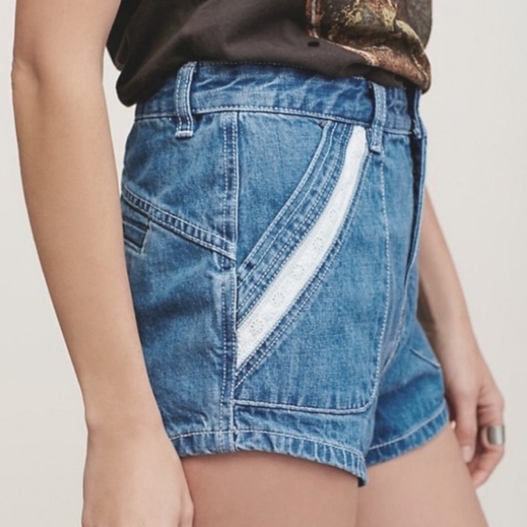 Free People Sweet Surrender Jean Shorts - Picture 2 of 8